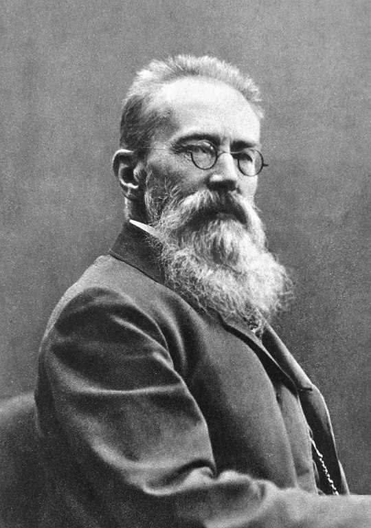 the composer, Nikolai Andreyevich Rimsky-Korsakov